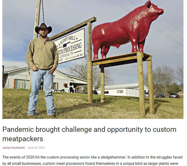 Pandemic brought challenge and opportunity to custom meatpackers