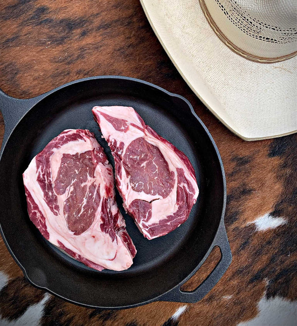 Skillet-Seared Ribeye with Oven Finish